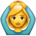Woman Gesturing Ok Emoji Whatsapp