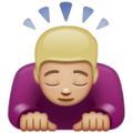 Man Bowing Emoji Whatsapp