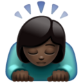 Woman Bowing Emoji Whatsapp