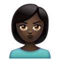 Woman Pouting Emoji Whatsapp