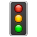 Vertical Traffic Light Emoji Whatsapp