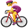Woman Biking Emoji Whatsapp