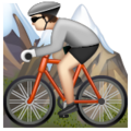 Person Mountain Biking Emoji Whatsapp