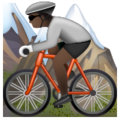Person Mountain Biking Emoji Whatsapp