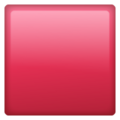 Large Red Square Emoji Whatsapp
