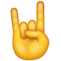 Sign Of The Horns Emoji Whatsapp