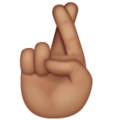 Crossed Fingers Emoji Whatsapp