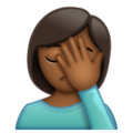 Woman Facepalming Emoji Whatsapp