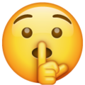 Shushing Face Emoji Whatsapp