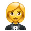 Woman In Tuxedo Emoji Whatsapp