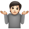 Person Shrugging Emoji Whatsapp