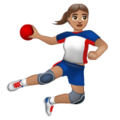 Woman Playing Handball Emoji Whatsapp