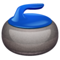Curling Stone Emoji Whatsapp