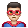 Man Superhero Emoji Whatsapp