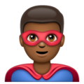 Man Superhero Emoji Whatsapp