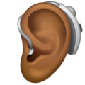 Ear With Hearing Aid Emoji Whatsapp