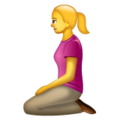 Woman Kneeling Emoji Whatsapp