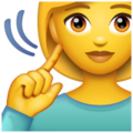 Deaf Woman Emoji Whatsapp