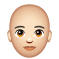 Person Bald Emoji Whatsapp