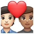 Couple With Heart Emoji Whatsapp