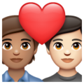 Couple With Heart Emoji Whatsapp