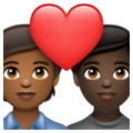 Couple With Heart Emoji Whatsapp