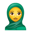 Person With Headscarf Emoji Whatsapp