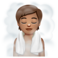 Person In Steamy Room Emoji Whatsapp