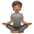 Person In Lotus Position Emoji Whatsapp
