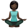 Woman In Lotus Position Emoji Whatsapp