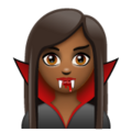 Woman Vampire Emoji Whatsapp