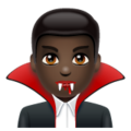 Man Vampire Emoji Whatsapp