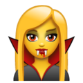 Woman Vampire Emoji Whatsapp