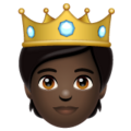 Person With Crown Emoji Whatsapp