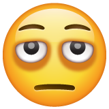 Face With Bags Under Eyes Emoji Whatsapp