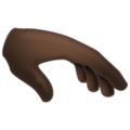 Palm Down Hand Emoji Whatsapp
