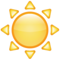 Sun Emoji Whatsapp