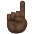 Index Pointing Up Emoji Whatsapp