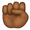 Raised Fist Emoji Whatsapp