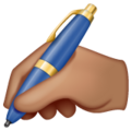 Writing Hand Emoji Whatsapp
