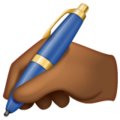 Writing Hand Emoji Whatsapp