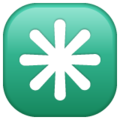 Eight Spoked Asterisk Emoji Whatsapp