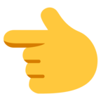 Backhand Index Pointing Left Emoji Windows