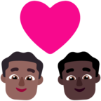 Couple With Heart Man Man Emoji Windows