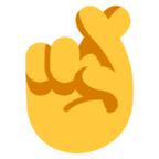 Crossed Fingers Emoji Windows