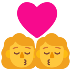 Kiss Woman Woman Emoji Windows