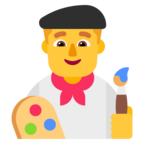 Man Artist Emoji Windows