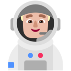 Man Astronaut Emoji Windows