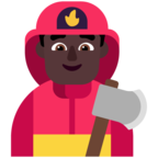 Man Firefighter Emoji Windows