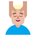 Man Getting Massage Emoji Windows
